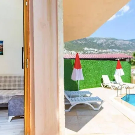 Kalkan Merkezde 2 Kisilik Ortak Havuzlu Daire Lejlighed *